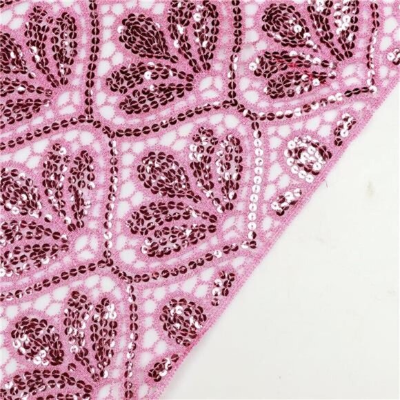 Glittering Scarf for Women Pink - Picture 7 of 7